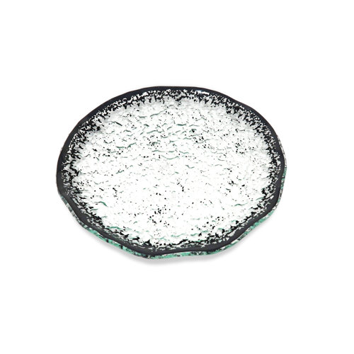 Ivy Bronx Apputhurai 9.75"D Dinner Plates with Scattered Black Design